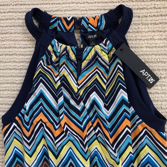 Apt. 9 Dresses & Skirts - Chevron Print Sleeveless Dress